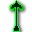 Abstract Green And Black Cursors cursor preview 1