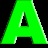Alphabet Xxl Green Cursors cursor preview 1