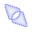 Baby Blue ''Shadey'' Tailless Round Bottom Sided Cursors cursor preview 1