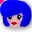 Betty Blue Girl Cursors cursor preview 1