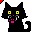 Black Kitties Extras Cursors