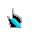 Blue Beam Of Light Cursors