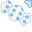 Blue Candy Cursors cursor preview 1