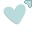 Blue Heart Kawaii Cursors cursor preview 1