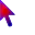 Blue, Red And Black cursor preview 1