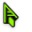 Breeze Hacked Light Green Cursors cursor preview 1