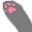 Cat Paw Gray Custom Cursors cursor preview 1