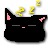 Cathead Black Cursors cursor preview 1