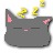 Cathead Gray Cursors cursor preview 1