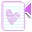 Cute Kawaii Notebook Purple Cursors
