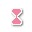 Cute Kawaii Bunny Notebook Pink Cursors cursor preview 1