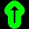 Delta Neon Green Cursors