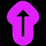 Delta Neon Purple Cursors cursor preview 1