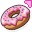 Donut Pink Kawaii Cursors cursor preview 1