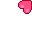 Small Hot Pink Heart Cursors