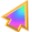 Flowing Rainbow Gold Cursors cursor preview 1