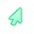Green Blue Transparency Cursors cursor preview 1