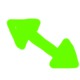 Green Handmade Cursors cursor preview 1