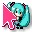 Hatsune Miku Cursors cursor preview 1