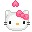 Hello Kitty Cute Pink Heart Cursors cursor preview 1