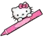 Hello Kitty, Pink From Megatron0403 cursor preview 1