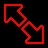 Highly Visible Big Black & Red Cursors cursor preview 1