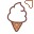 Ice Cream Kawaii White Cursors cursor preview 1