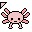 Kawaii Axolotl Cursors cursor preview 1