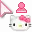 Pixel Hello Kitty cursor preview 1