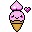 Kawaii Pink Ice Cream Cursors cursor preview 1