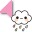 Kawaii Rainbow Rain Cursors cursor preview 1
