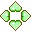 Green Kawaii Heart Cheesecakes! Cursors cursor preview 1