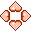 Orange Peach Kawaii Heart Cheesecakes! Cursors cursor preview 1