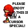 Knuckles Sonic Advance Cursors cursor preview 1