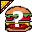 Requested | Spongebob Krabby Patty Pixel Art Cursors cursor preview 1