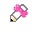 Kawaii Cute Little Skull W Pink Bow Cursors cursor preview 1