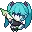 Miku Pixel cursor preview 1