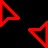 Nexus Neon Red Mini Cursors