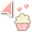 Pink Cupcake Cursors cursor preview 1