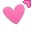 Pink Heart Kawaii Cursors cursor preview 1