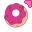 Pink Donut Cursors cursor preview 1