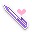 Purple Mini Mac Love Cursors