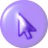 Purple Camtasia Style Cursors cursor preview 1