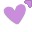 Purple Heart Kawaii Cursors cursor preview 1
