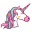 Purple Unicorn Kawaii Cursors cursor preview 1