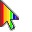 Rainbow Arrows Cursors cursor preview 1