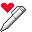 Red Heart Bn Cursors cursor preview 1