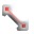 Transparent Red Metal Cursors cursor preview 1