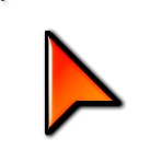 Red & Orange Gradient Cursors cursor preview 1