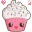 Soft Pink Cupcake Cursors cursor preview 1